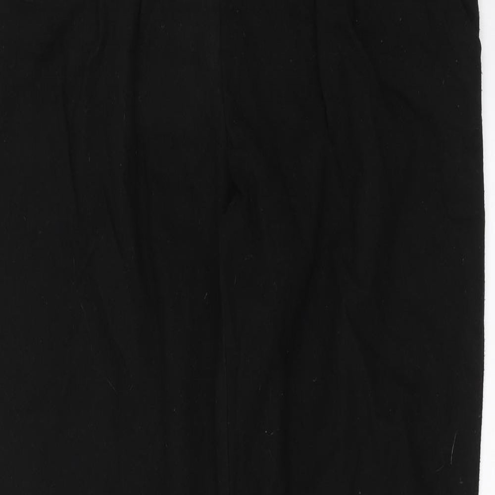 H&M Womens Black   Trousers  Size 12 L27 in