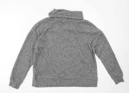 Back view of TU women’s grey knit jumper, size UK 8