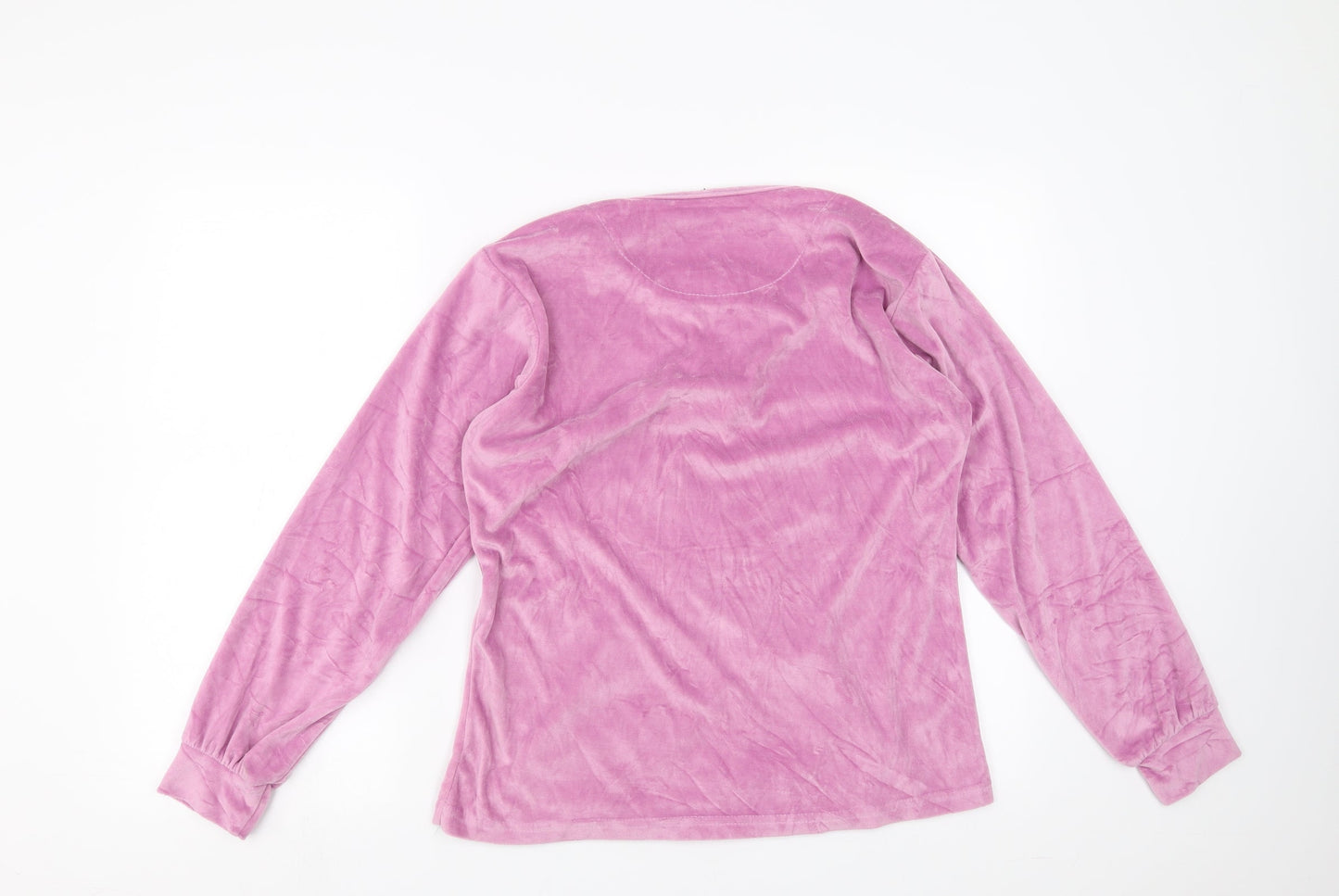 teng sheng Womens Purple Solid  Top Pyjama Top Size S  - cat