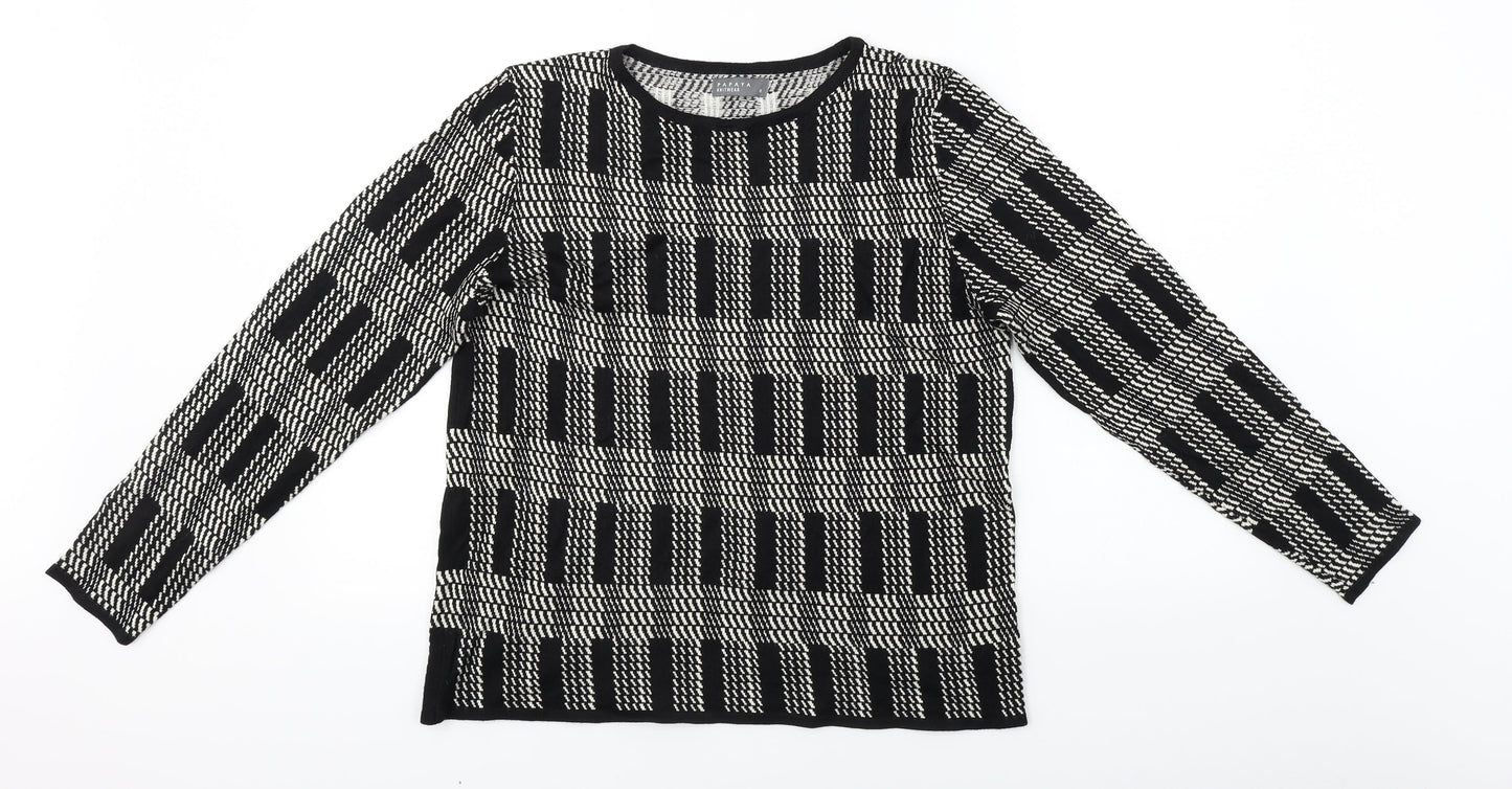 Papaya  Womens Black   Pullover Jumper Size 14