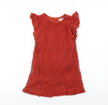 Preloved NEXT  Girls Brown   A-Line  Size 3-4 Years - Front