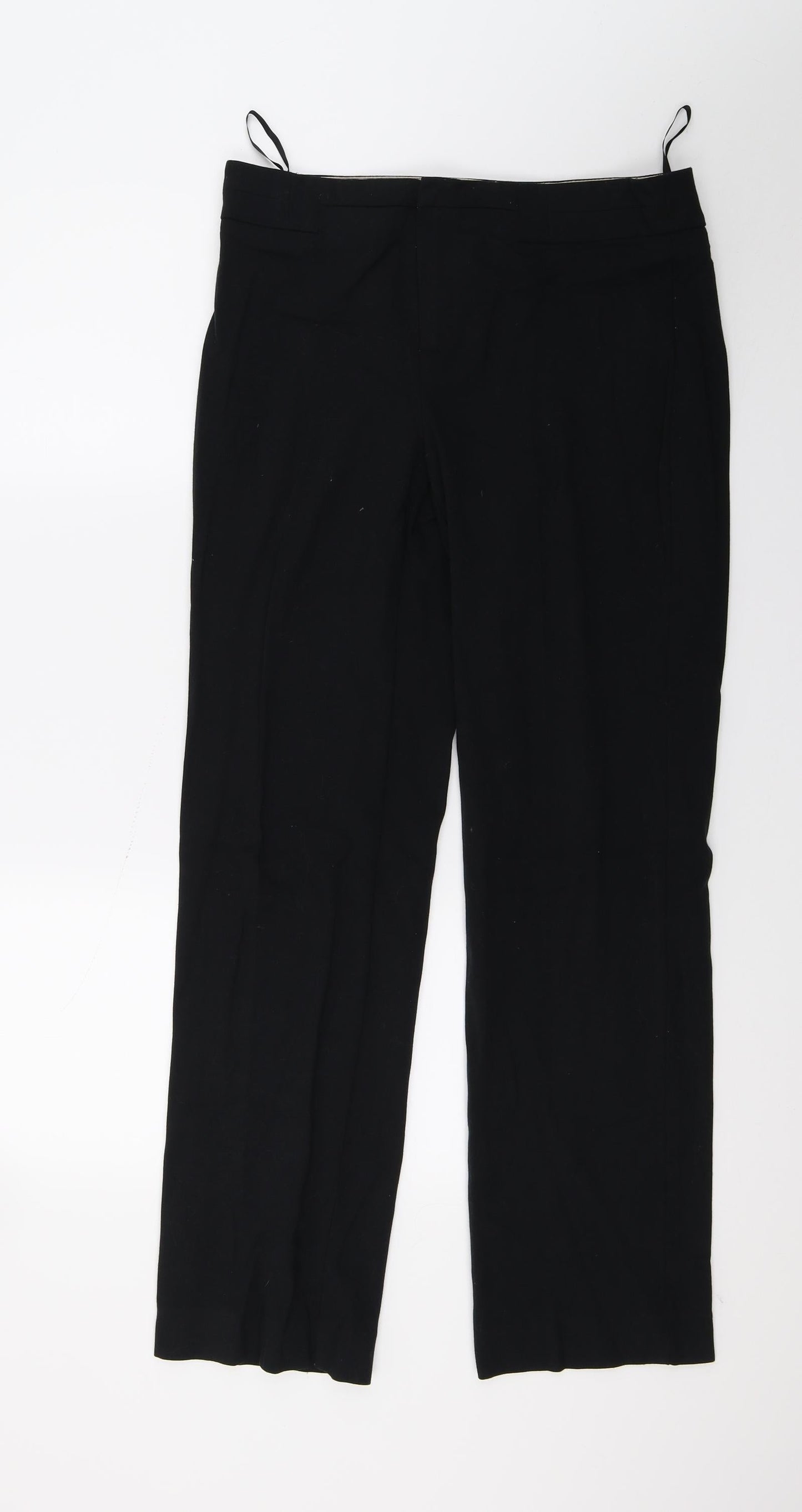 Marks and Spencer Womens Black   Trousers  Size 10 L27 in