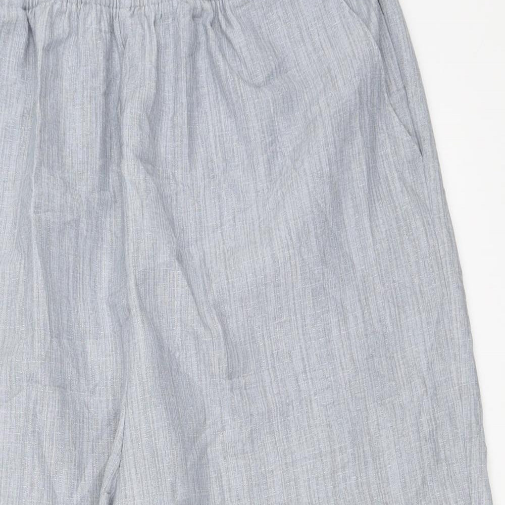 Preworn Womens Grey   Cropped Trousers Size L