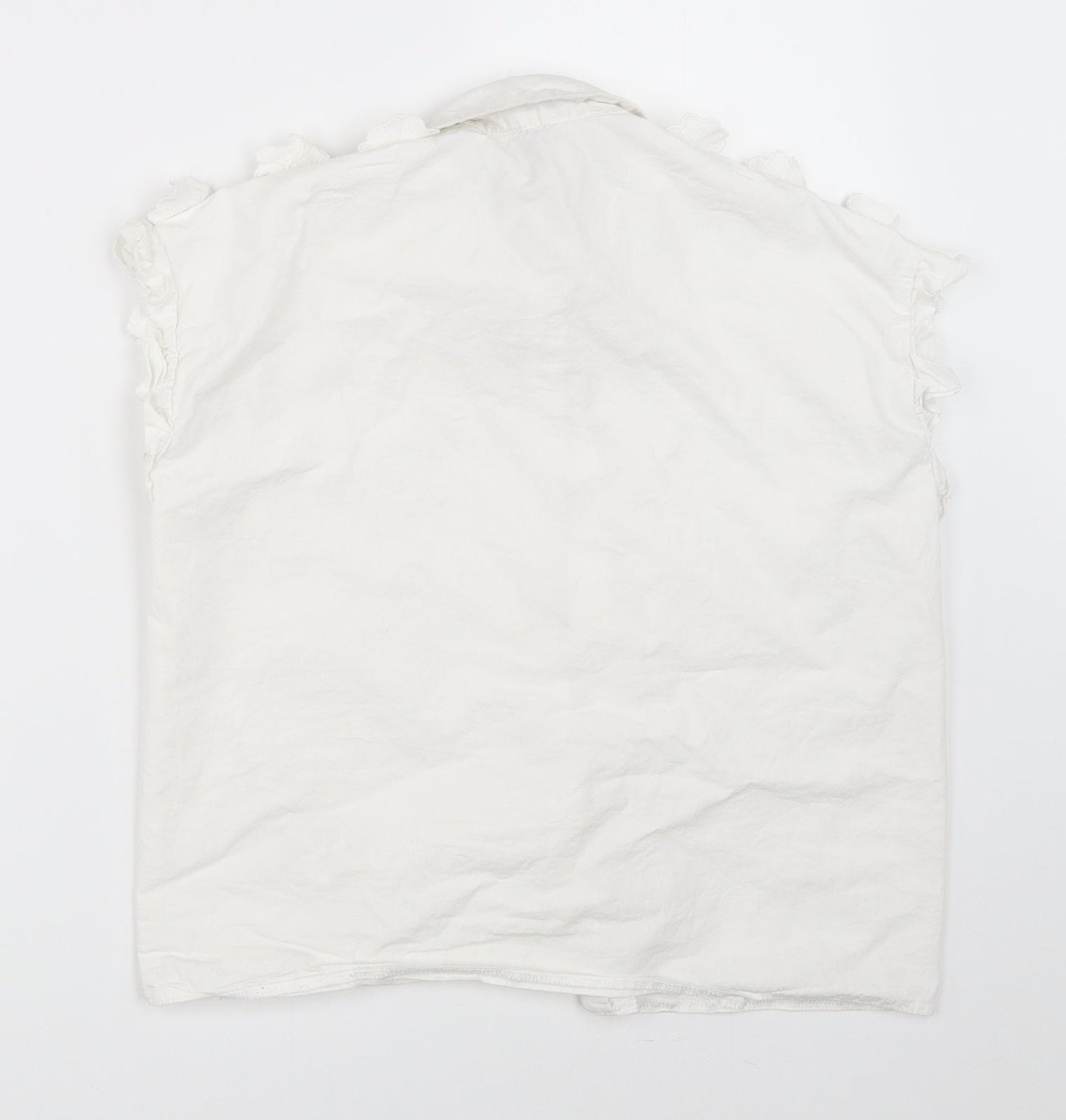 River Island Girls White   Basic Button-Up Size 7-8 Years