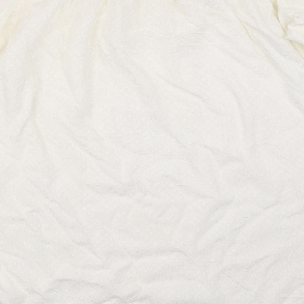 H&M Womens White   Basic Blouse Size 34