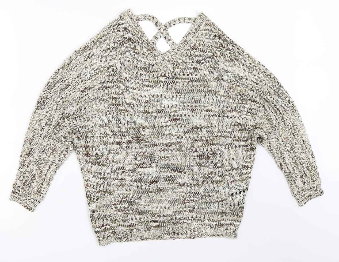 Millenium Womens Beige   Pullover Jumper One Size