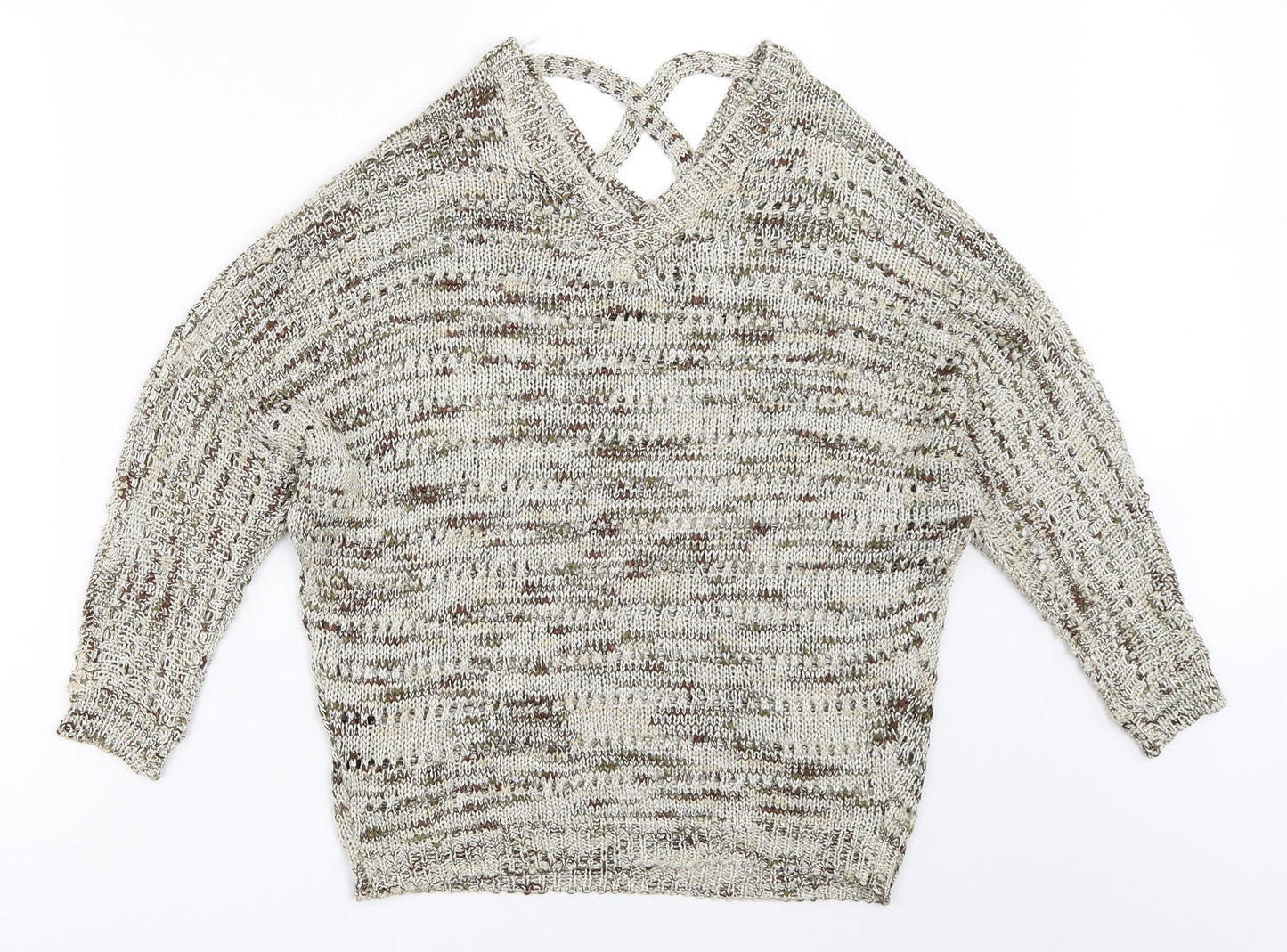 Millenium Womens Beige   Pullover Jumper One Size