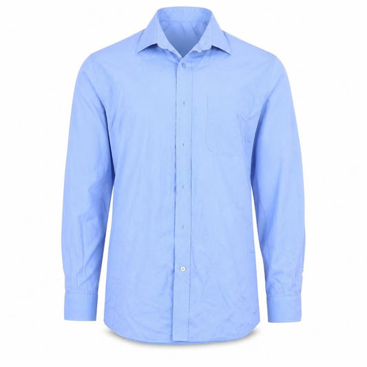George Mens Blue    Button-Up Size 15