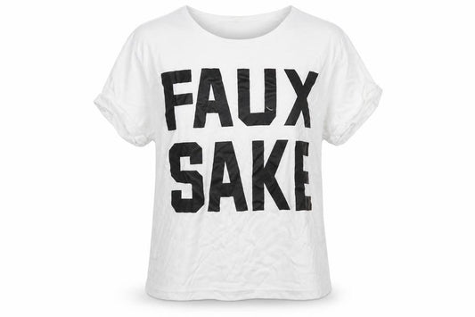 Denim State Womens White   Basic T-Shirt Size L