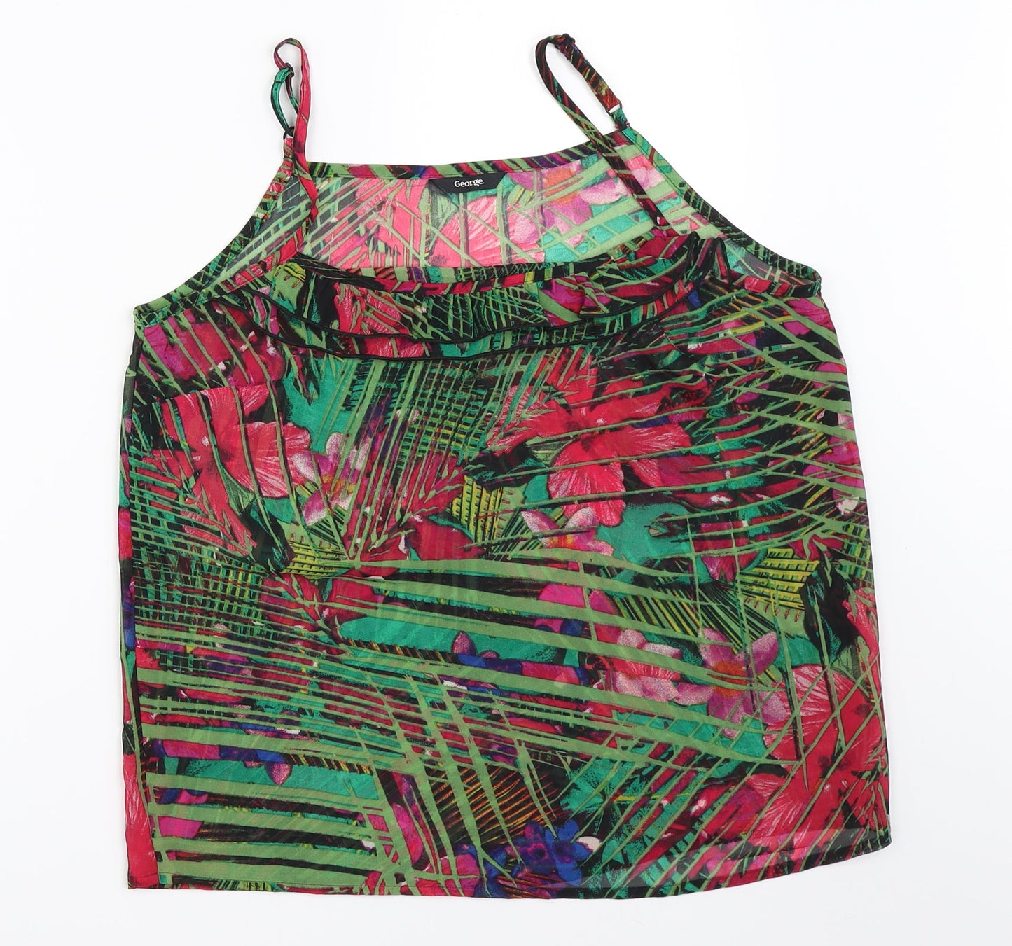 George Womens Green   Camisole Blouse Size 12
