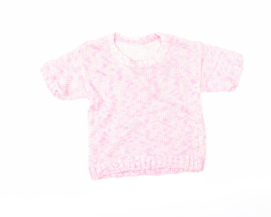 Matalan Girls Pink   Pullover Jumper Size 4-5 Years