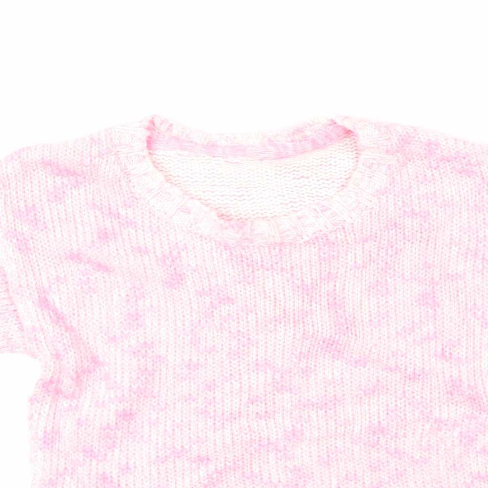 Matalan Girls Pink   Pullover Jumper Size 4-5 Years