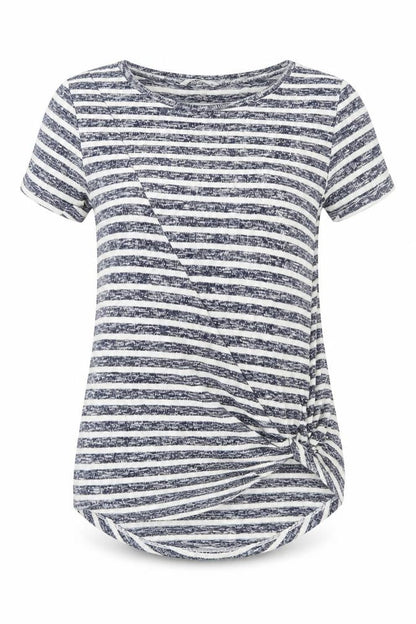 Tu Womens Blue Striped  Pullover Jumper Size 10