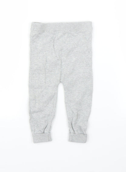 Back view of Very boys’ grey sweatpants leggings, size 6-9, months