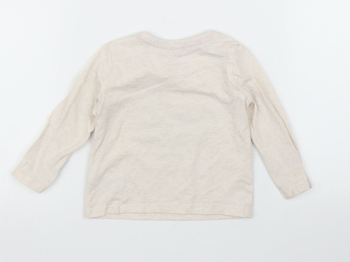 Primark Girls Beige   Basic T-Shirt Size 6-9 Months