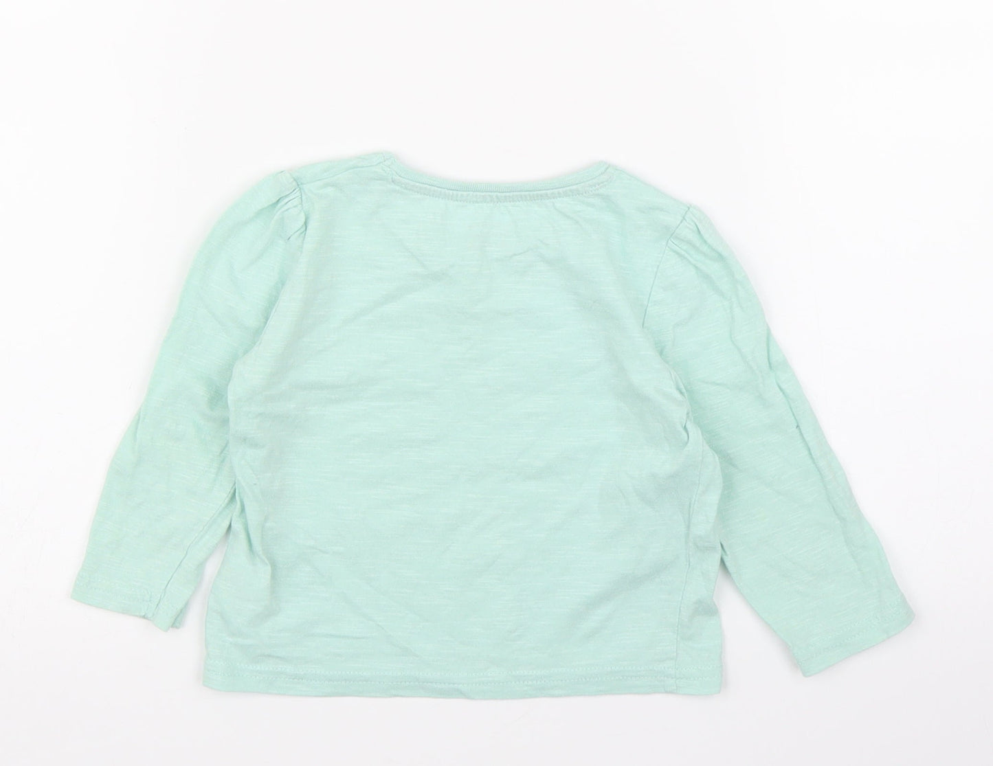 Primark Girls Green   Basic T-Shirt Size 12 Months