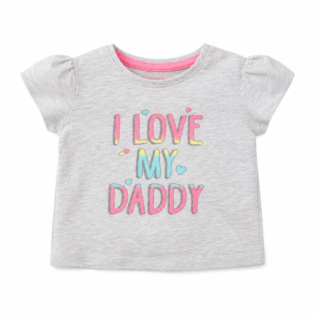 Primark Girls Grey   Basic T-Shirt Size 6-9 Months