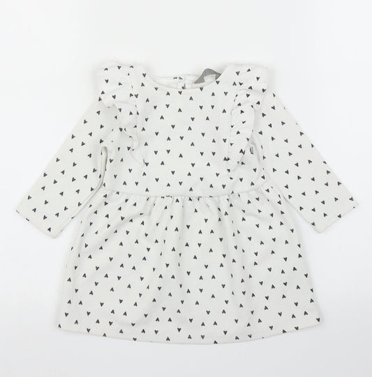 Primark Girls White   A-Line  Size 6-9 Months