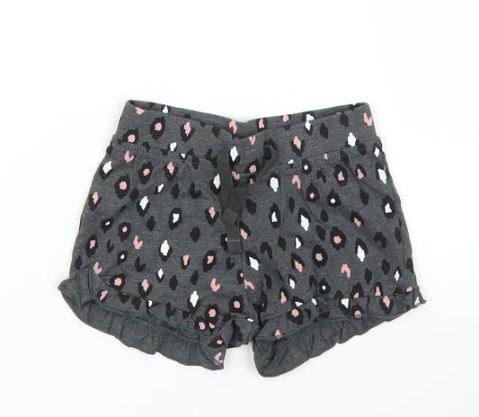 Primark Girls Grey Animal Print  Capri Leggings Size 9 Months  - Shorts