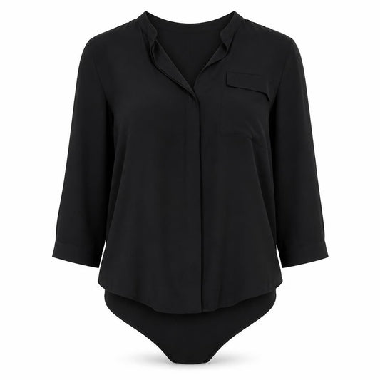 Dorothy Perkins Womens Black   Bodysuit One-Piece Size 10