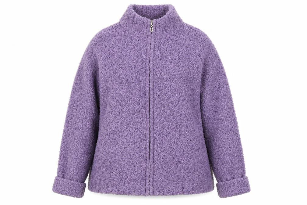 EWM Womens Purple   Full Zip Jumper Size 14