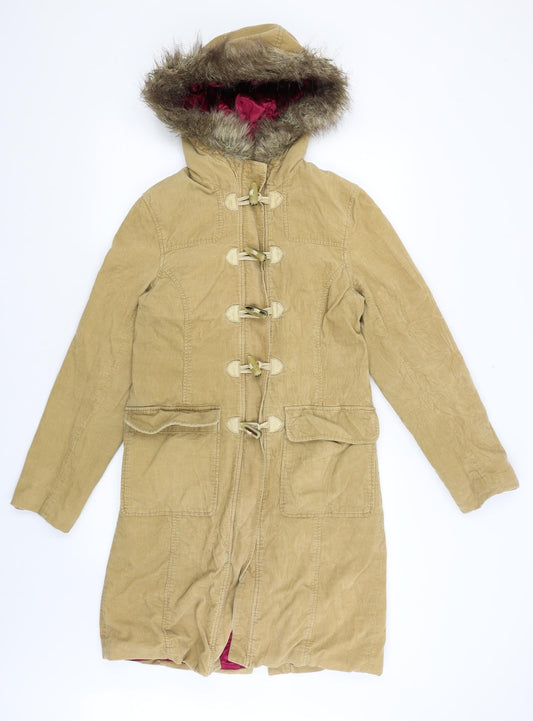 Butterfly Womens Brown   Overcoat Coat Size 8