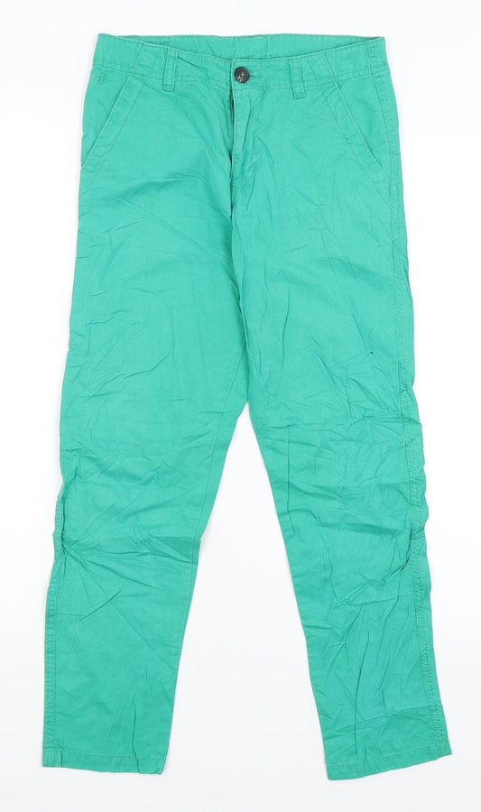 Pepperts Girls Green   Capri Trousers Size 10 Years