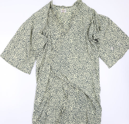 Maya ubud Womens Green Geometric  Cardigan Jumper Size XL