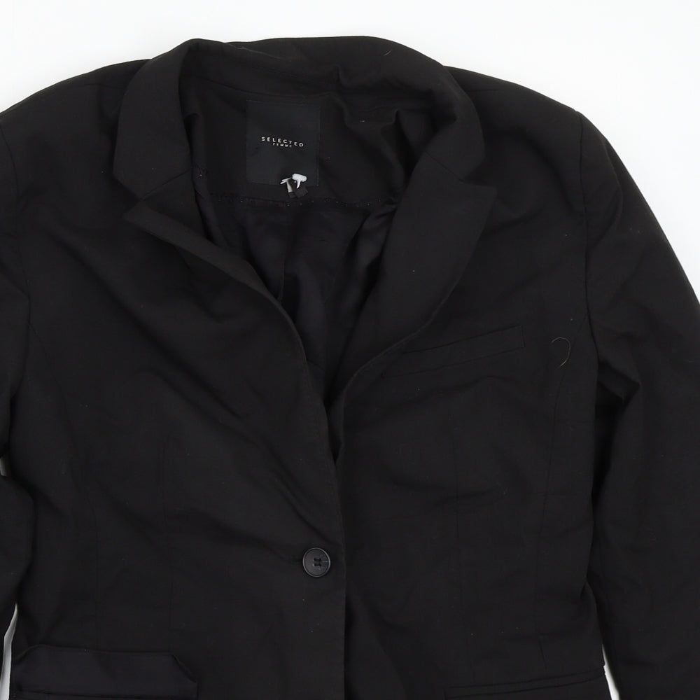 Selected Femme Womens Black   Jacket Blazer Size 36