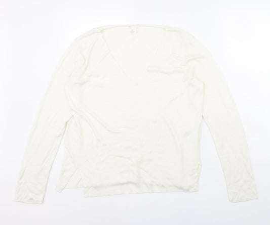 H&M Womens Ivory   Pullover Jumper Size M