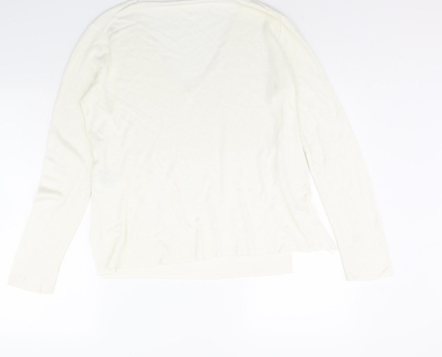 H&M Womens Ivory   Pullover Jumper Size M