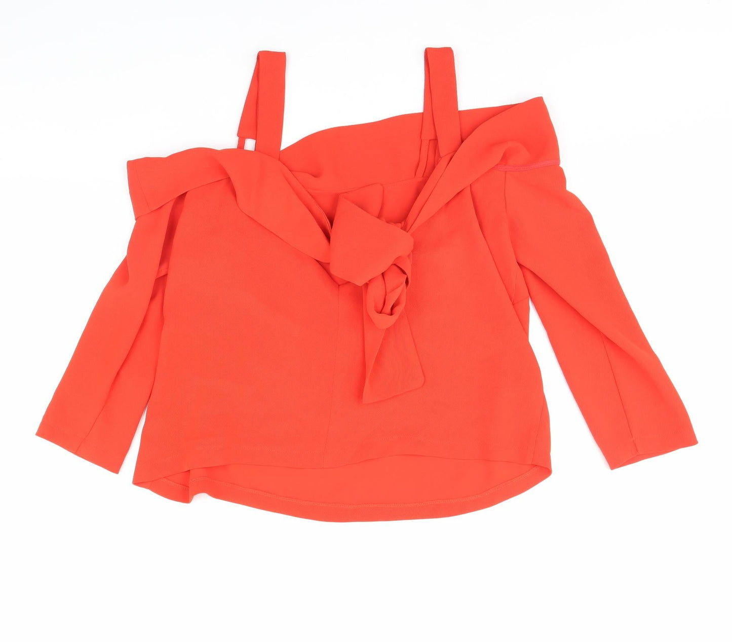 Topshop Womens Orange   Basic Blouse Size 12