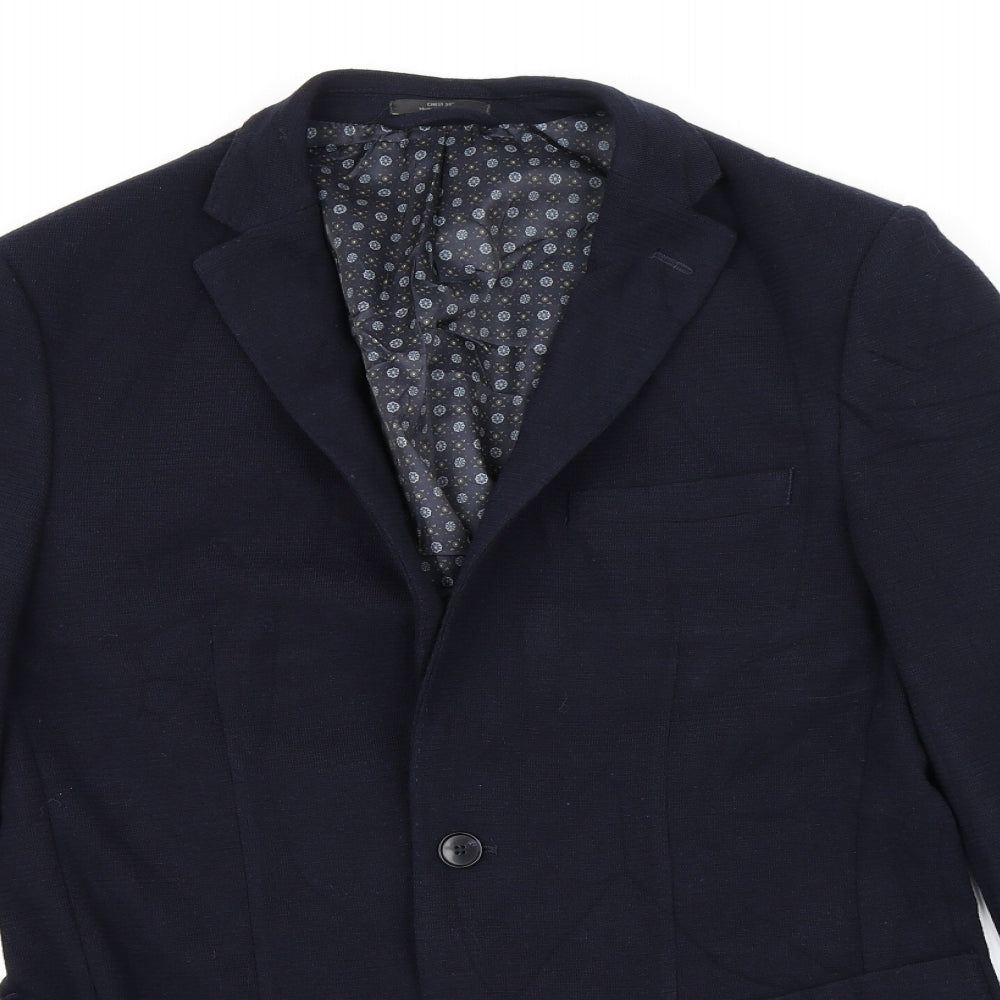 Marks and Spencer Mens Blue   Jacket Suit Jacket