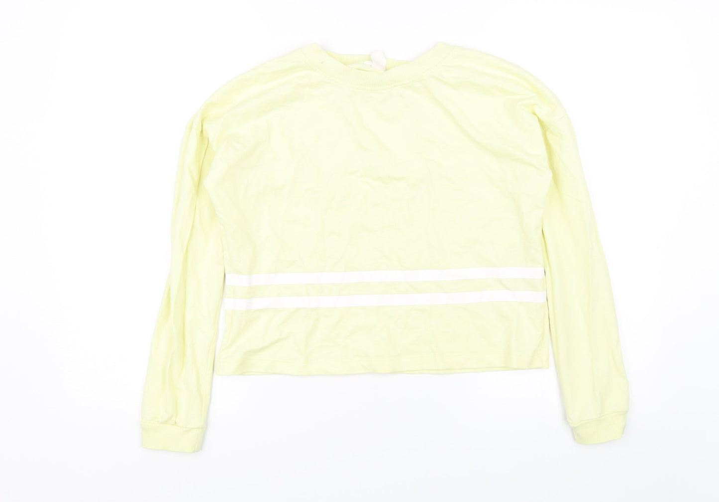 H&M Girls Yellow   Pullover Jumper Size 15 Years