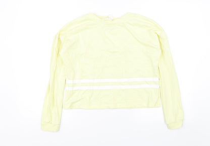 H&M Girls Yellow   Pullover Jumper Size 15 Years