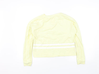 H&M Girls Yellow   Pullover Jumper Size 15 Years