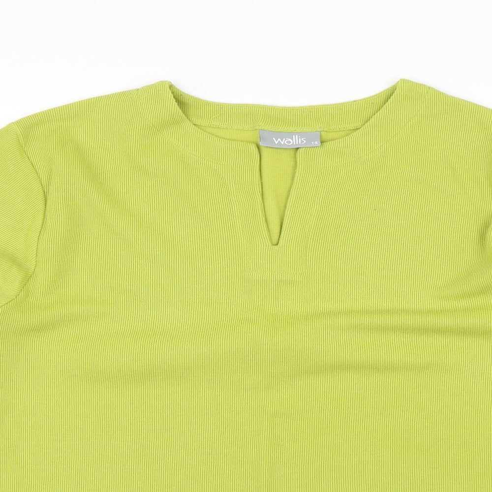 Wallis Womens Green   Pullover Jumper Size 14