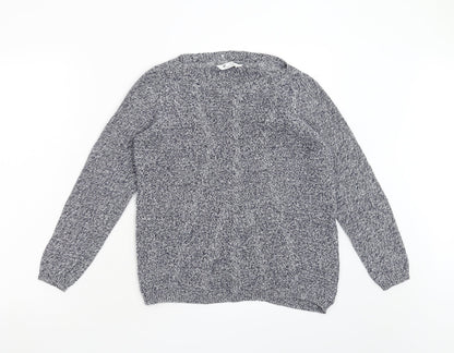 BHS Womens Blue  Knit Pullover Jumper Size 10
