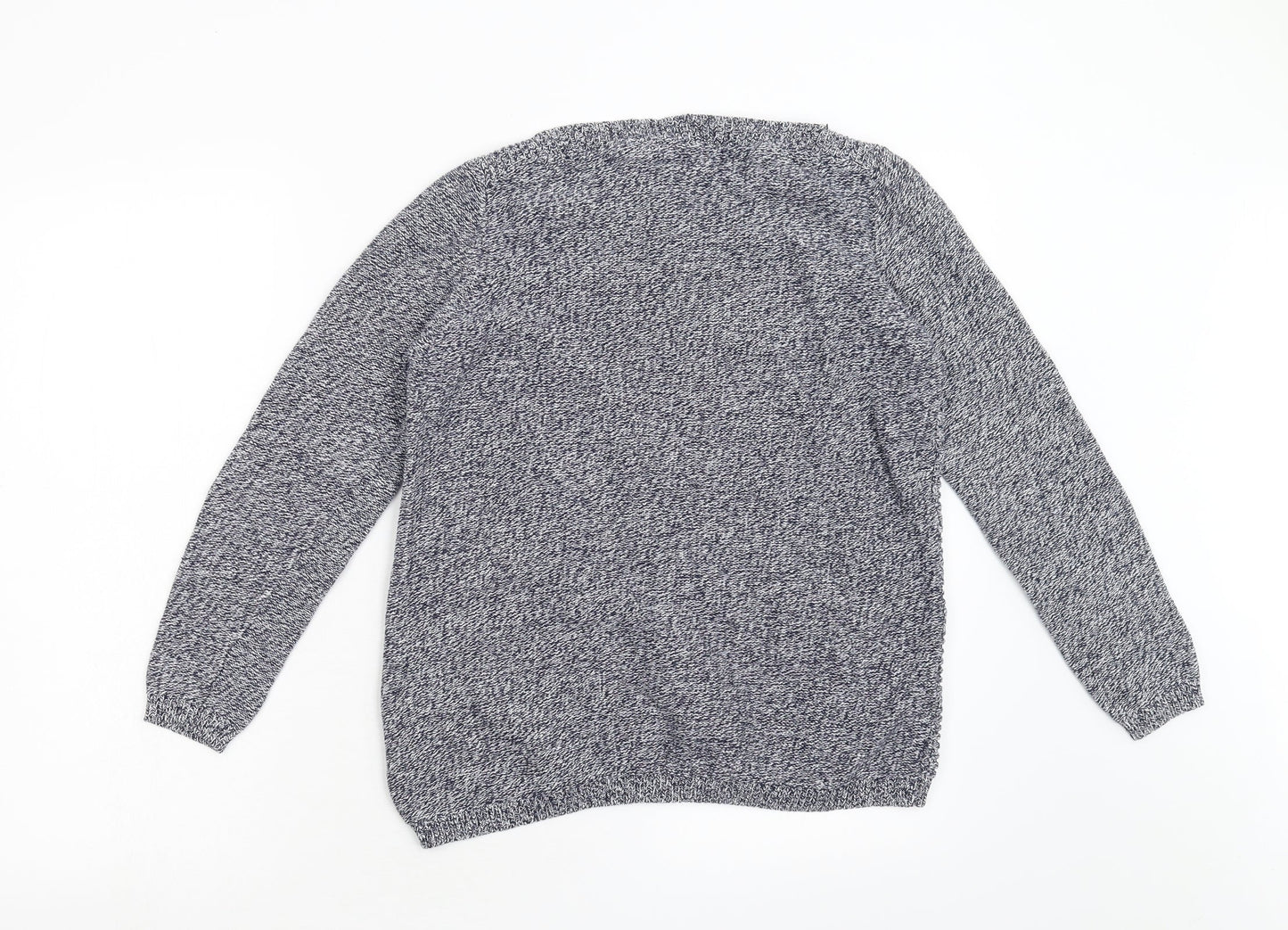BHS Womens Blue  Knit Pullover Jumper Size 10