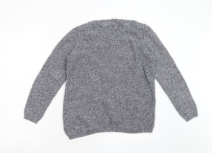 BHS Womens Blue  Knit Pullover Jumper Size 10