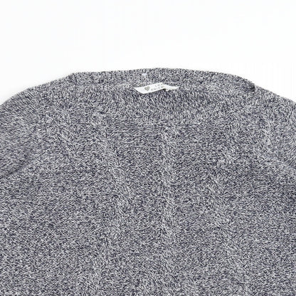 BHS Womens Blue  Knit Pullover Jumper Size 10