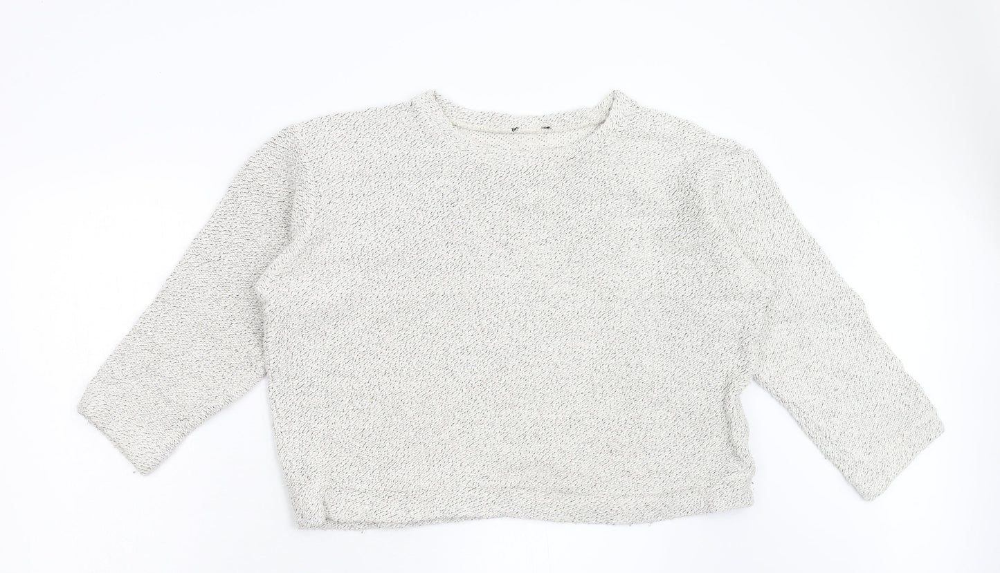 Preworn Womens Grey  Knit Pullover Jumper Size 12