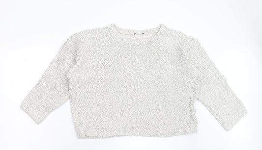 Preworn Womens Grey  Knit Pullover Jumper Size 12