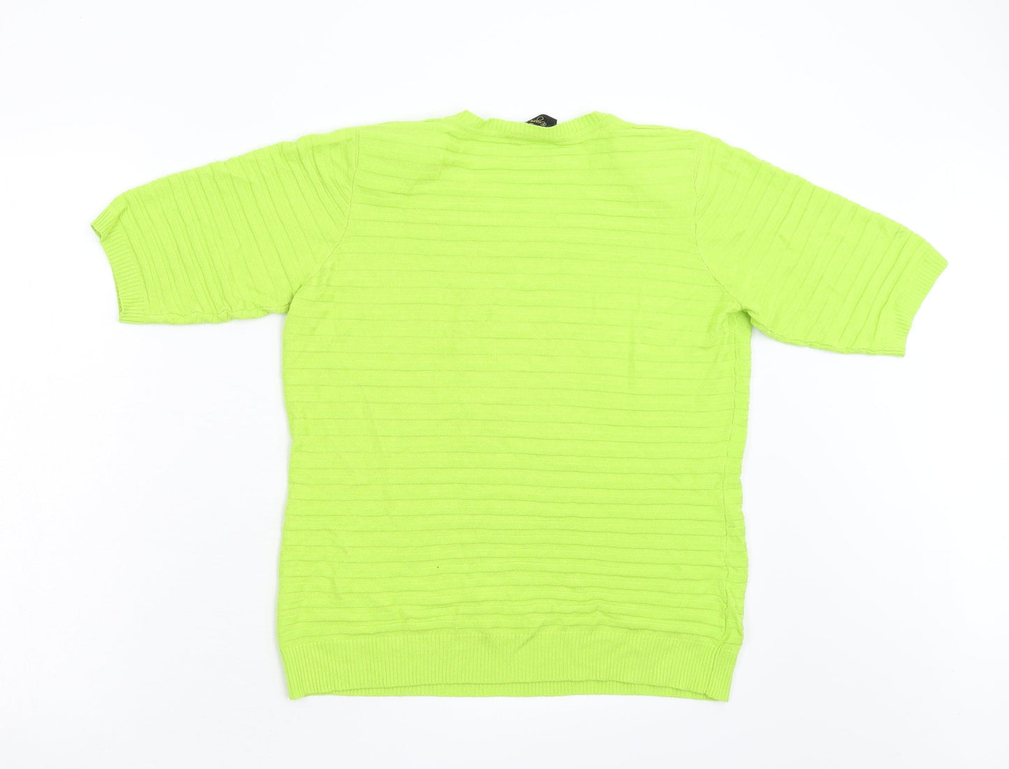 Eugene Klein Womens Green  Knit Pullover Jumper Size M