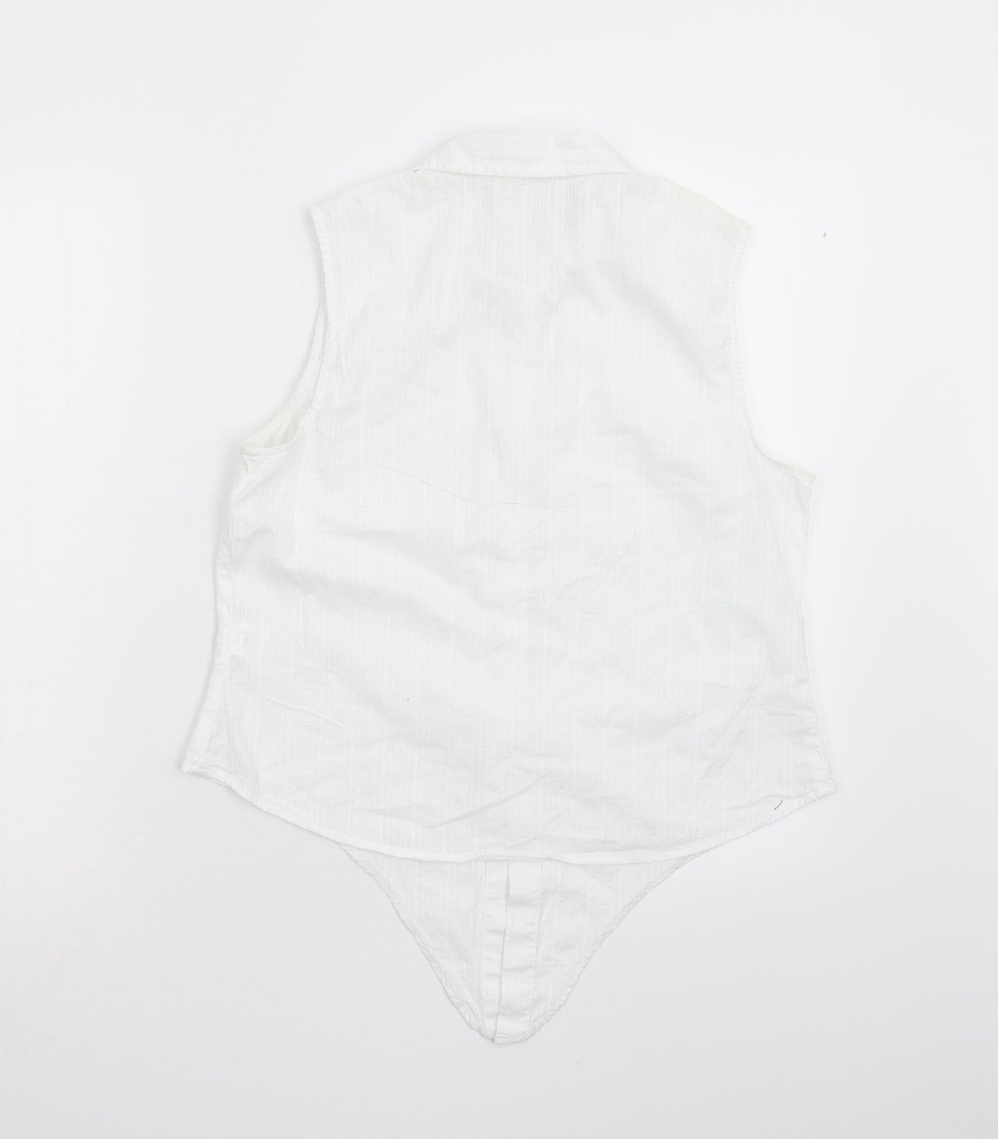 Primark Womens White   Basic Button-Up Size 14