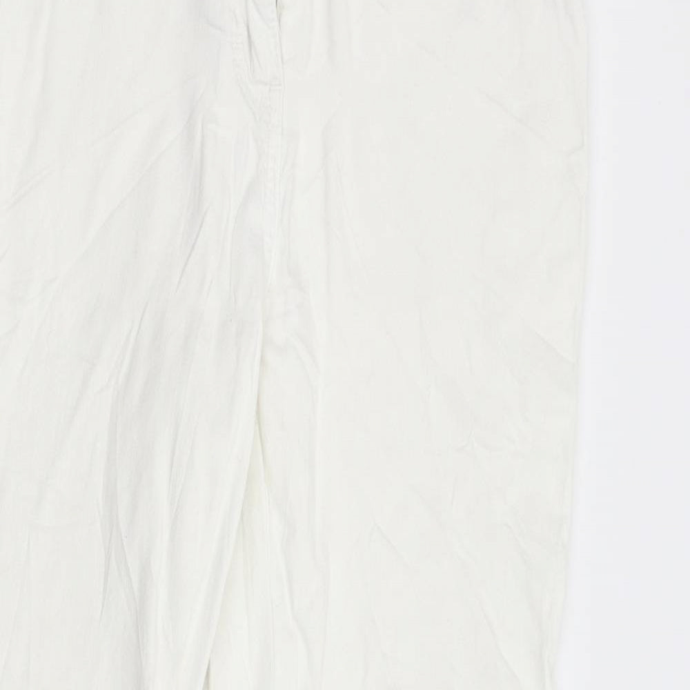 NEXT Womens White   Straight Jeans Size 10 L30 in