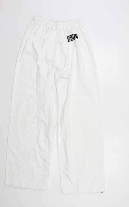 Preworn Womens White   Sweatpants Trousers Size M L29 in