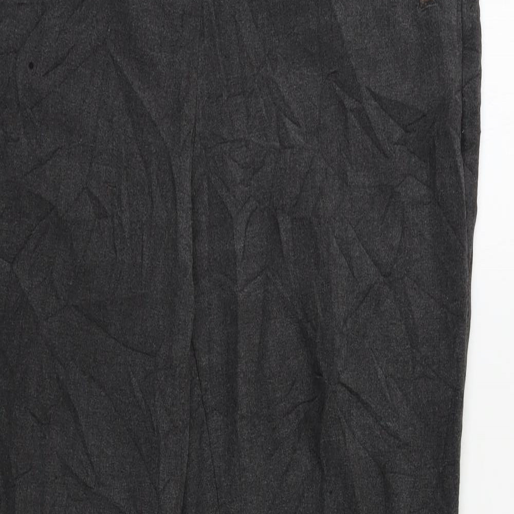 Per Una Womens Grey   Trousers  Size 12 L28 in