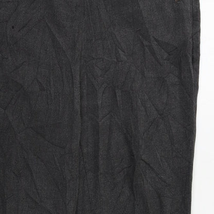 Per Una Womens Grey   Trousers  Size 12 L28 in