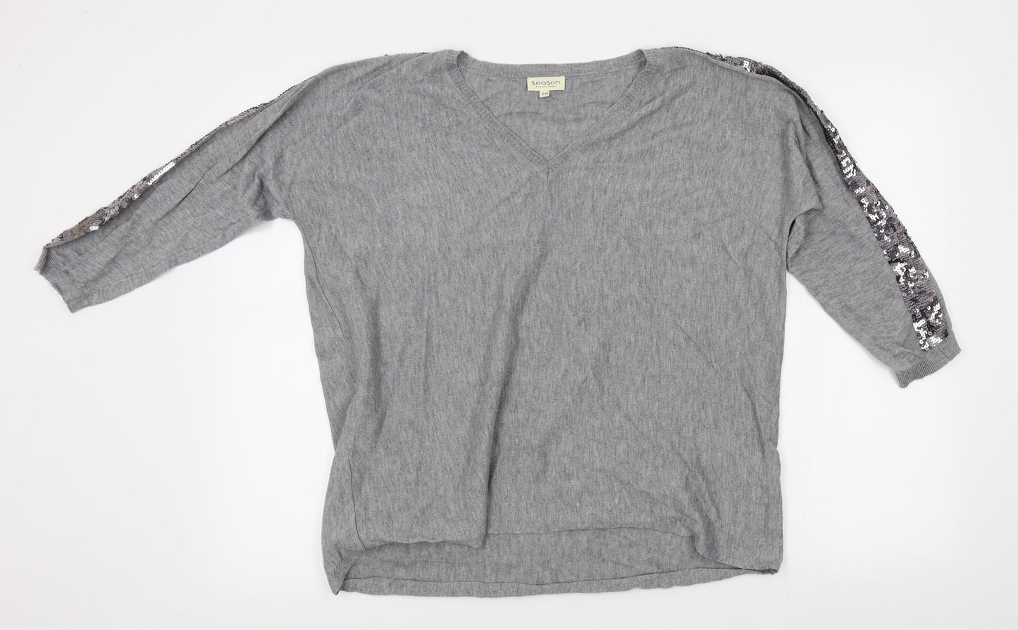 Season Womens Grey   Basic T-Shirt Size S